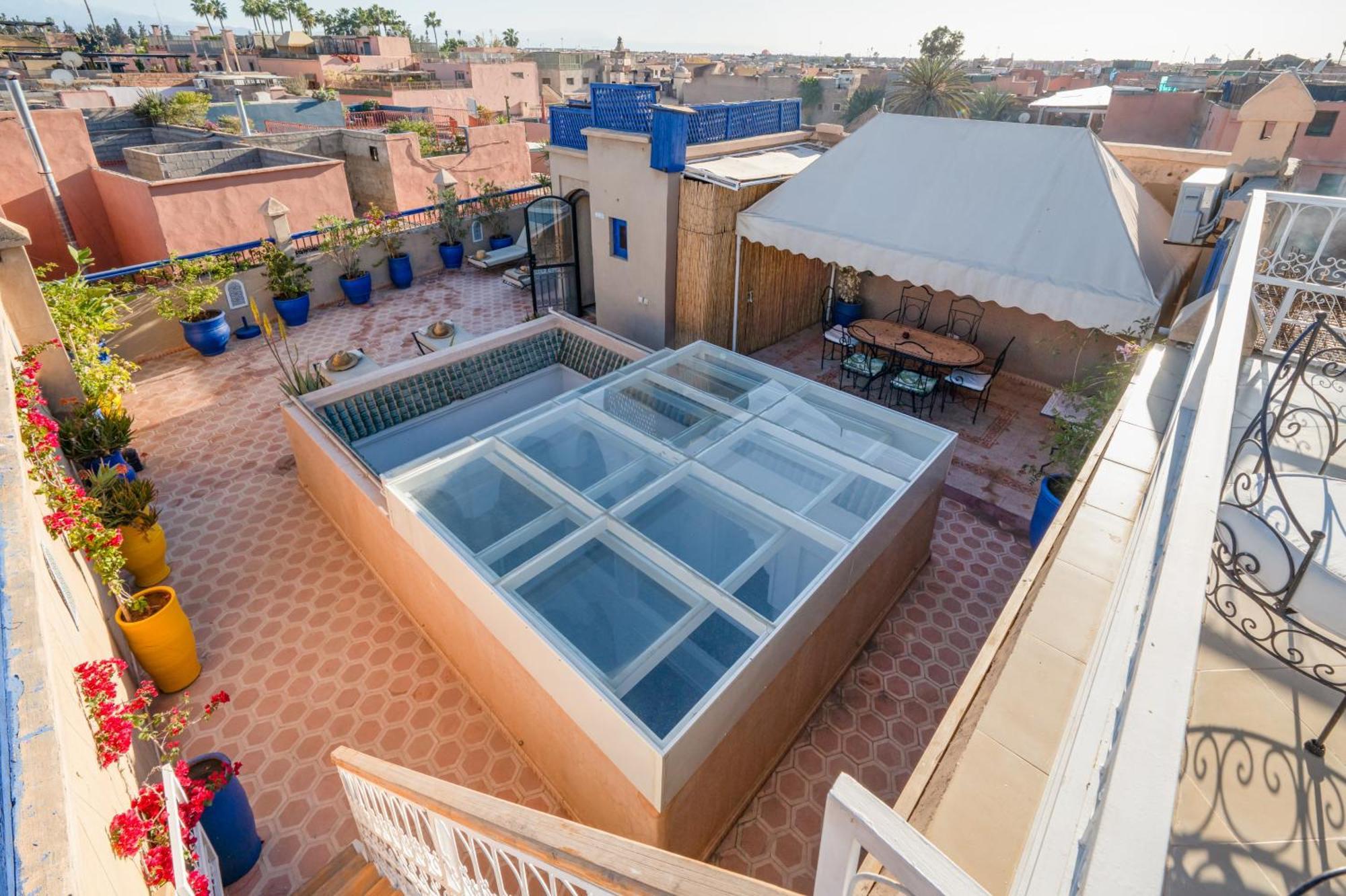 מרקש Riad Awinati Location Privatisee ,Piscine Chauffee , Beau Rooftop מראה חיצוני תמונה